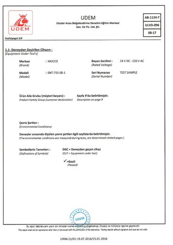 Mini Beacon IP65 Test Report