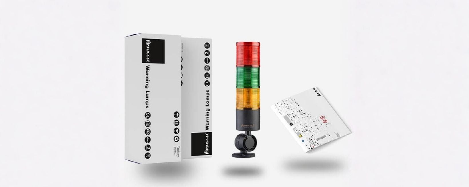 Industrial stack lights and modular LED signal tower lights for machine status indication